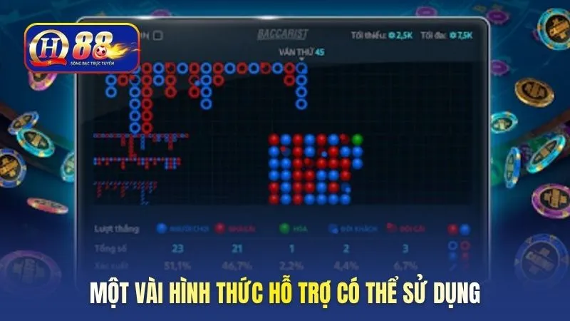 Một vài hình thức hỗ trợ có thể sử dụng